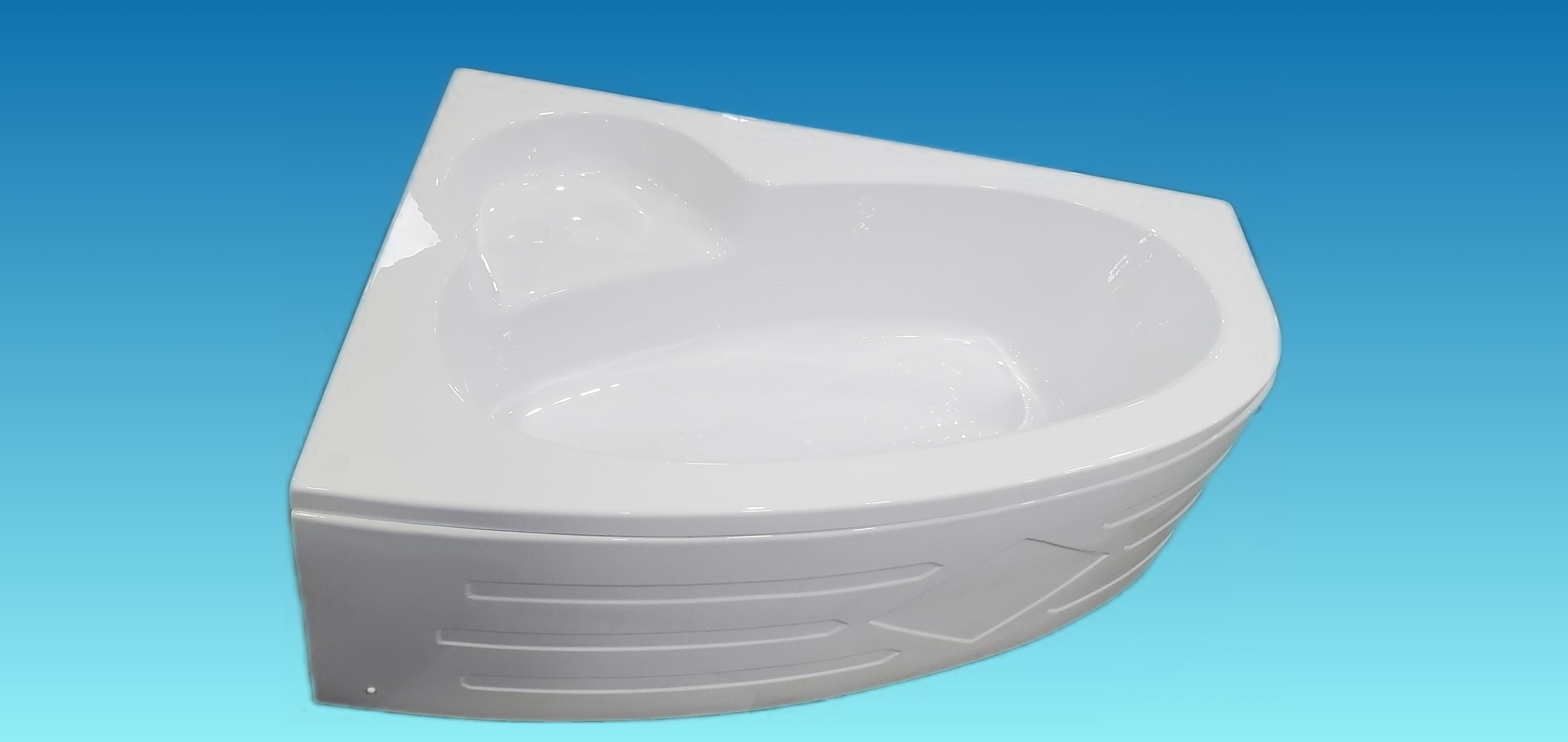 Akril asimmetrik wanna (çep tarap) gapdal paneli 150 * 100 * Kigligi 50 sm.