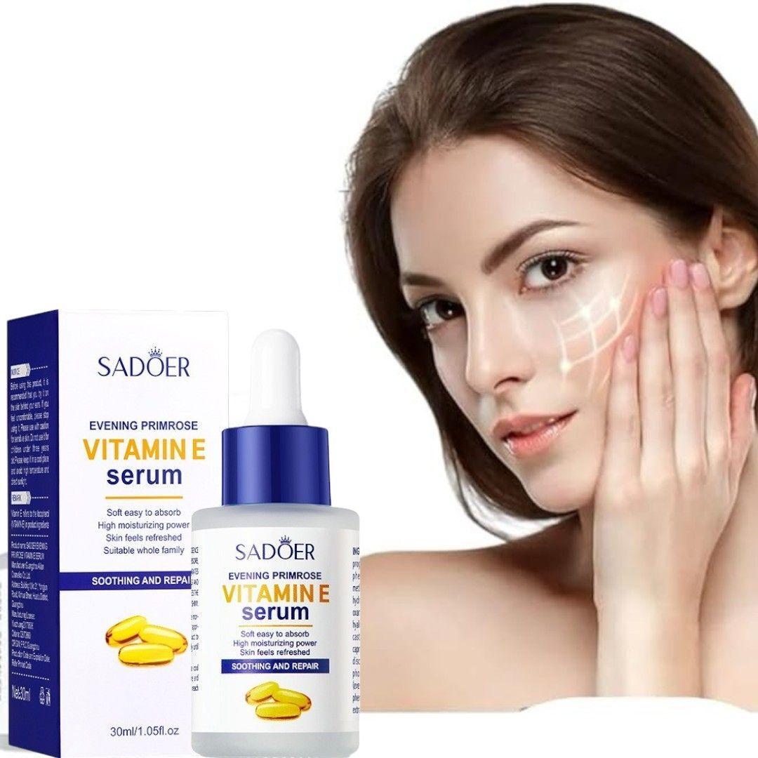 SADOER Agşam primulasy we E witamini bolan nemlendiriji serum