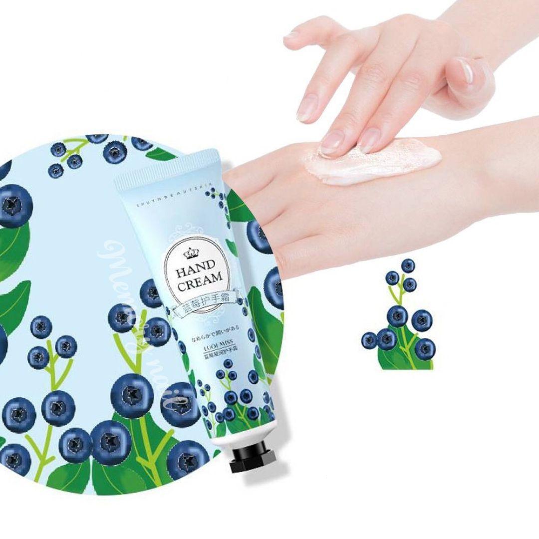 LUOFMISS Gök gül ekstrakti bilen el kremi