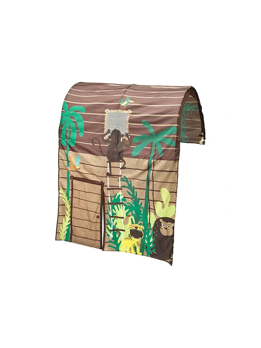 Krowat-çadyr perdeli IKEA KURA goňur