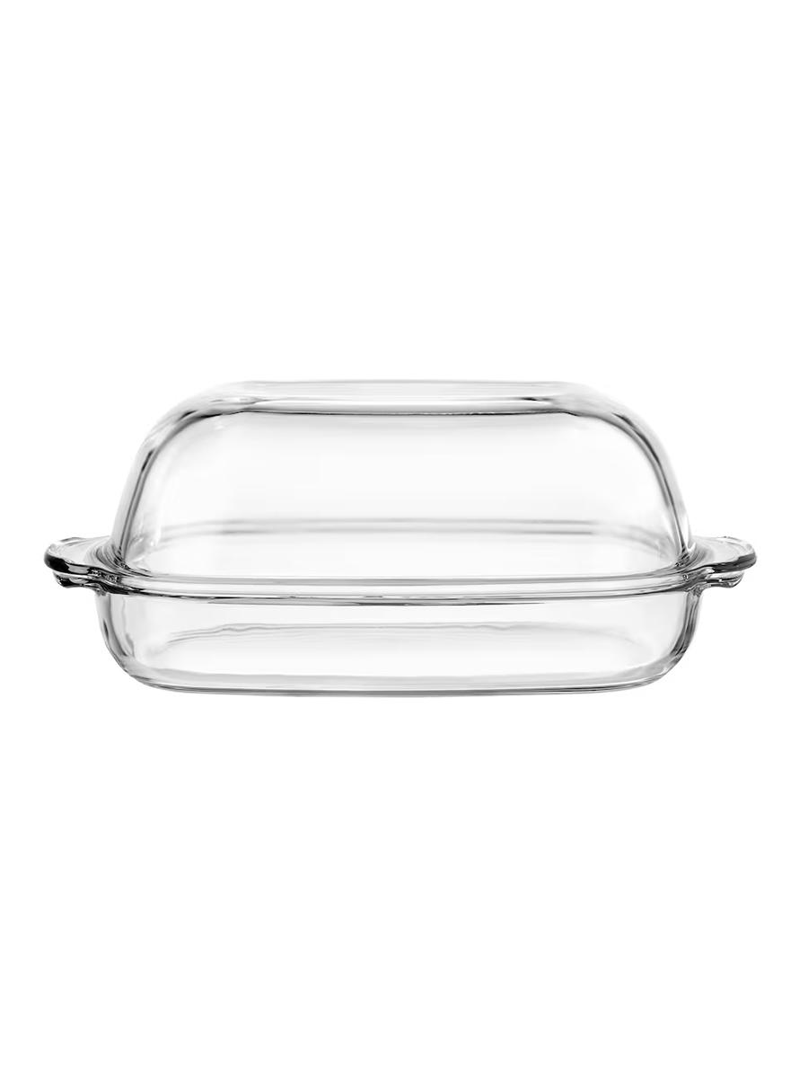 Peçde bişirmek üçin gapakly forma/ serwis etmek üçin  IKEA Buren çüýşe  42x26 sm