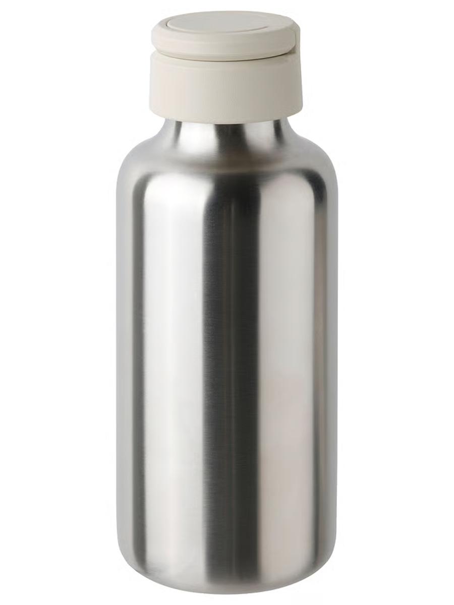 Suw çüýşesi  IKEA  ENKELSPÅRIG  poslamaýan polat/ goýy ak,  0.5 l