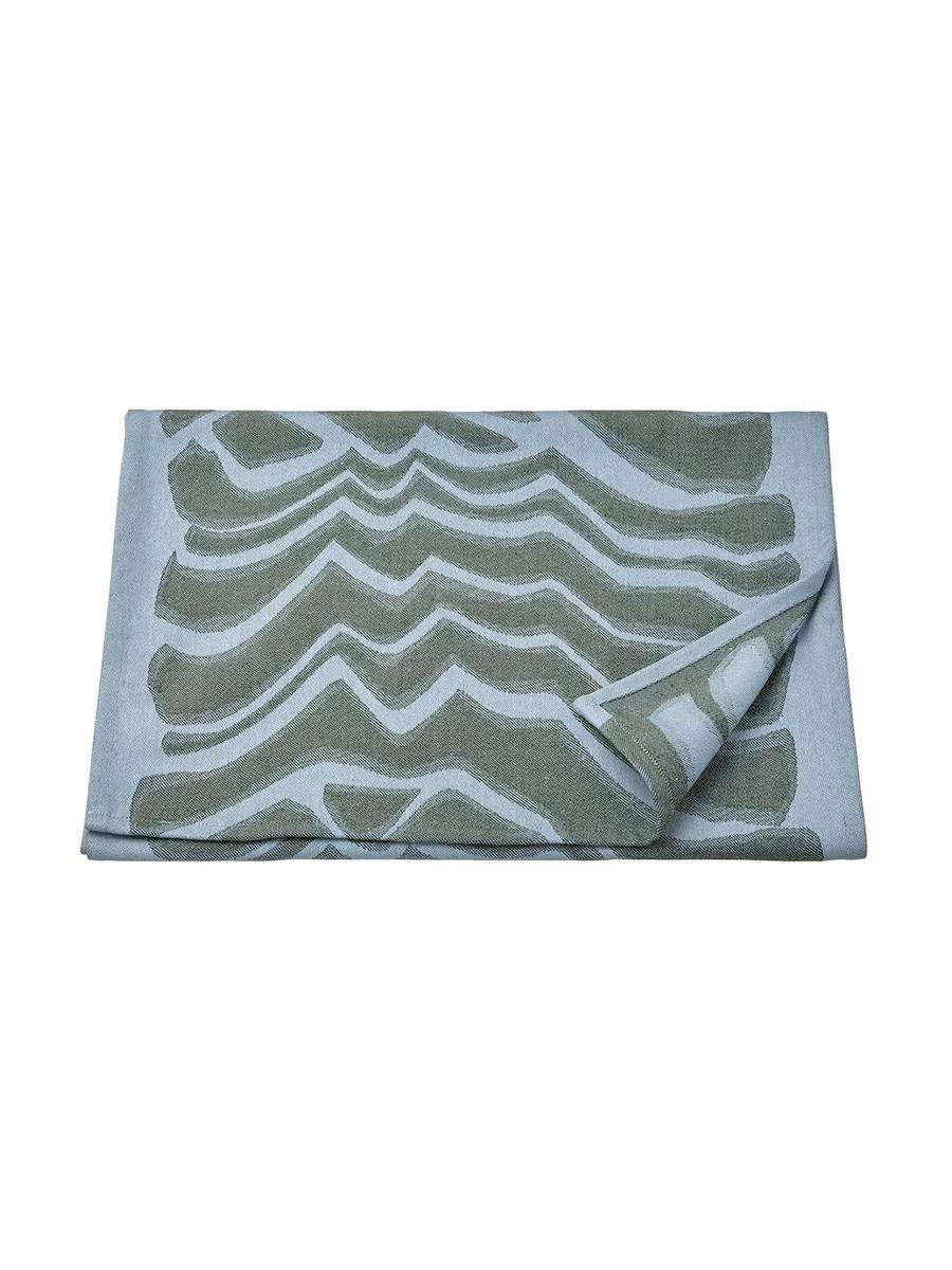 Oturgyç polotensasy IKEA BASTUA gök / ýaşyl 45x160 sm