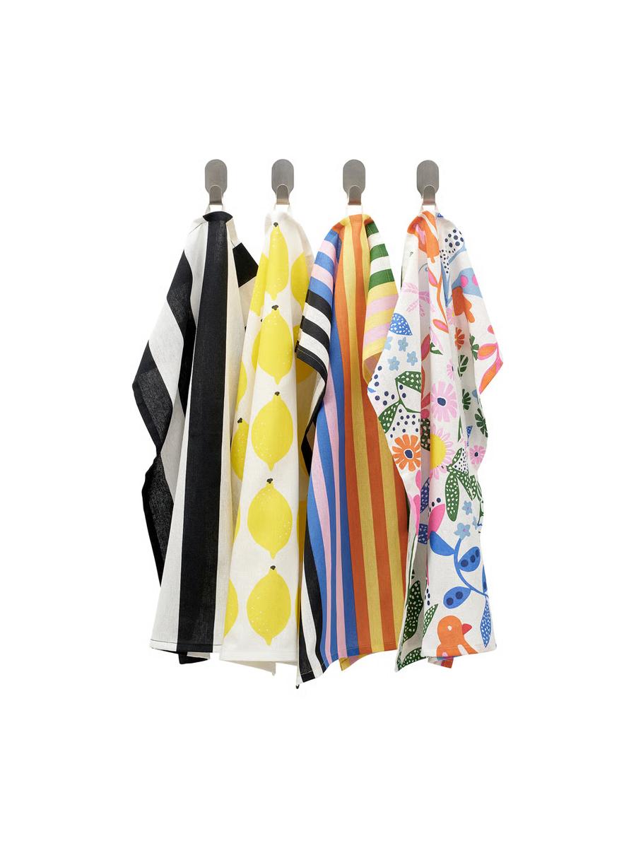 Çaý polotensasy  IKEA RINNIG köp reňkli nagyşly, 45x60 sm