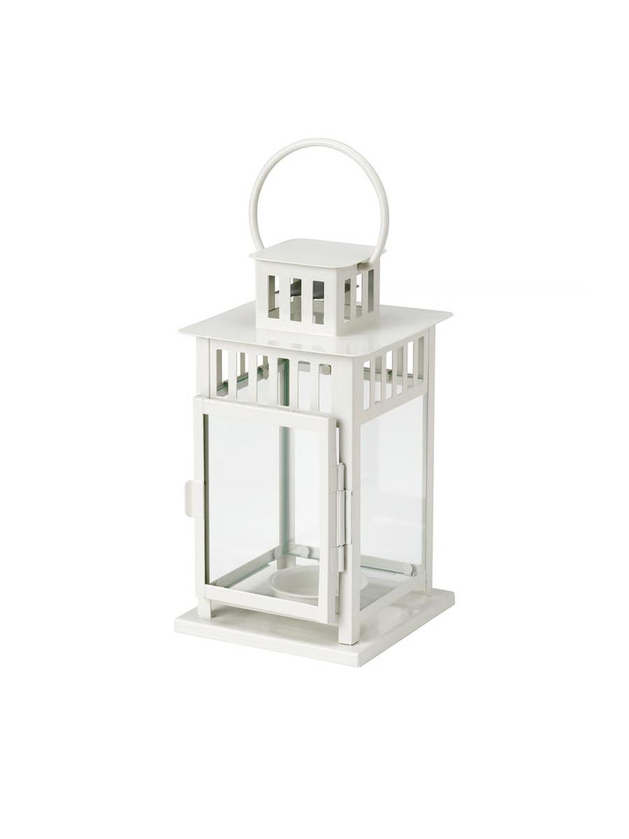 Çyra IKEA BORRBY ak, daşarda / içeride, 20 sm