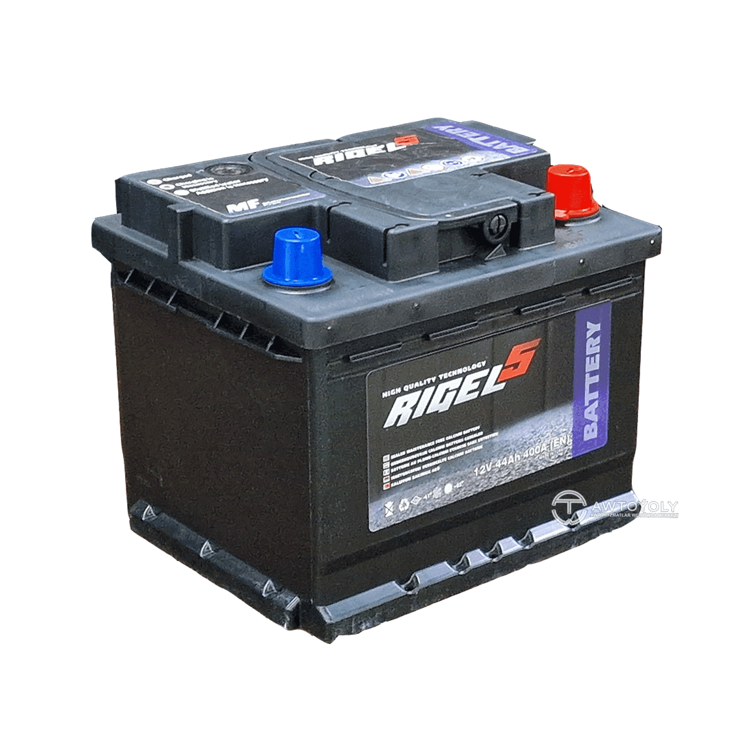 Автомобильный аккумулятор RIGEL AKU 12 V 44 AH