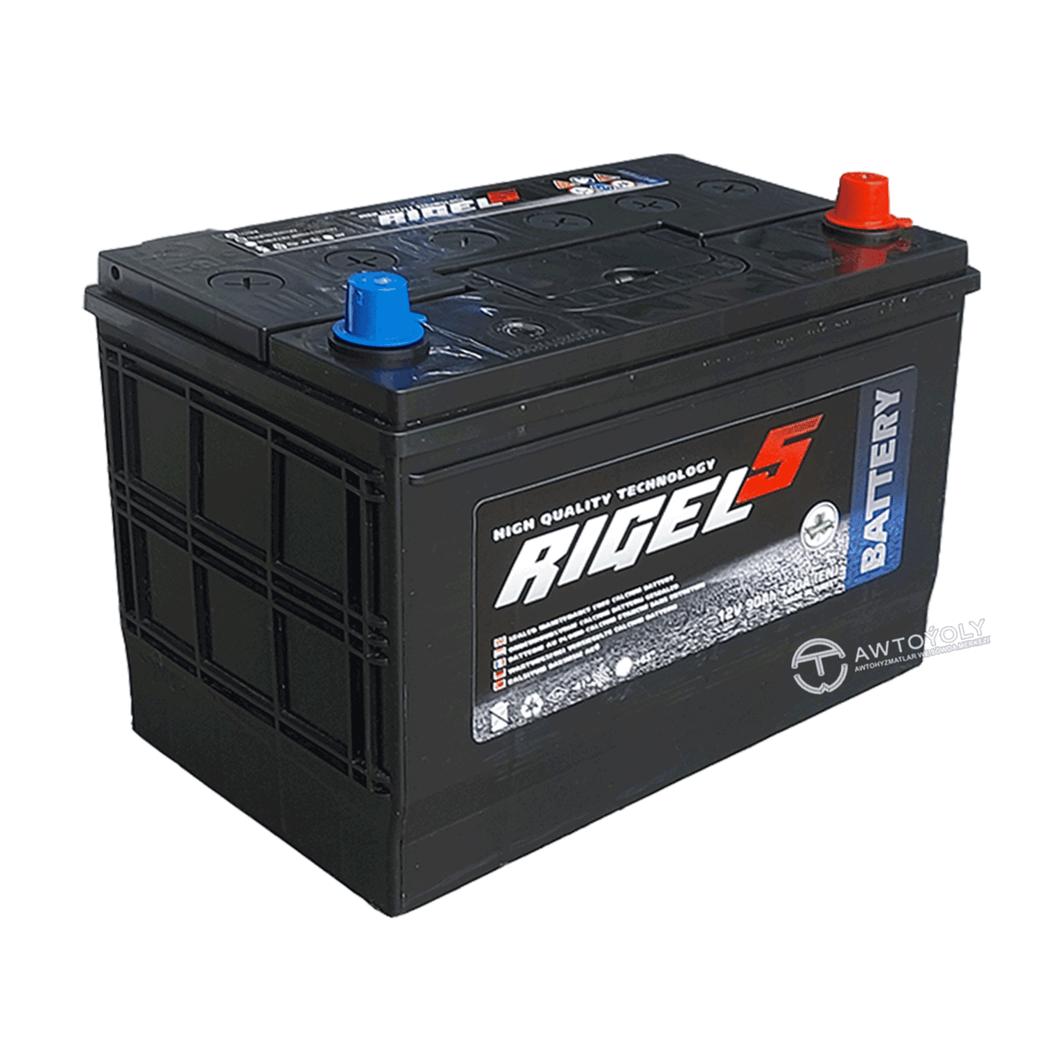 Автомобильный аккумулятор RIGEL AKU 12 V 90 AH DIK