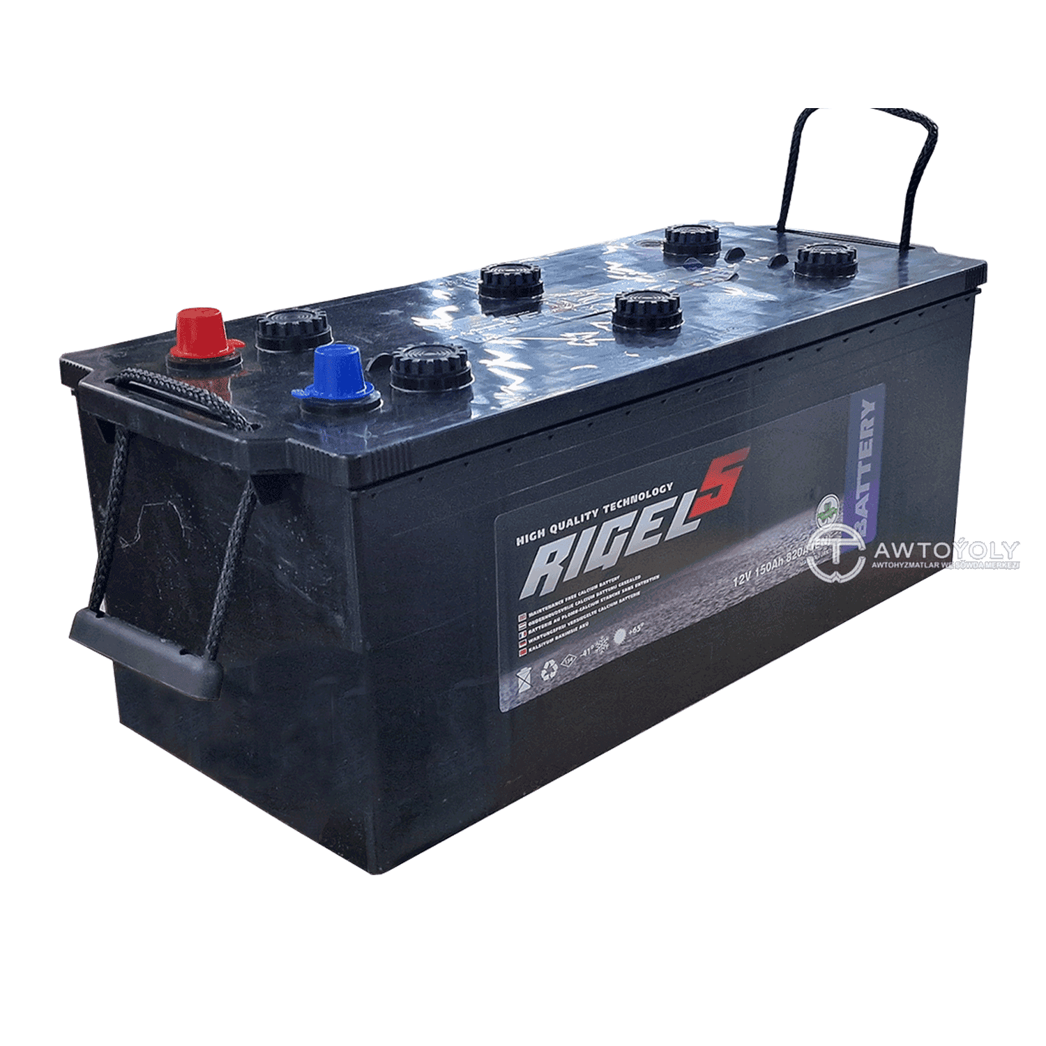 Автомобильный аккумулятор RIGEL AKU 12 V 150 AH