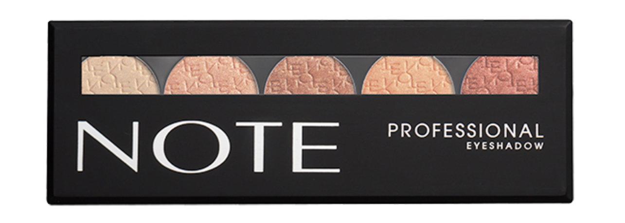 Ten paletka NOTE PROFESSIONAL EYESHADOW № 106 