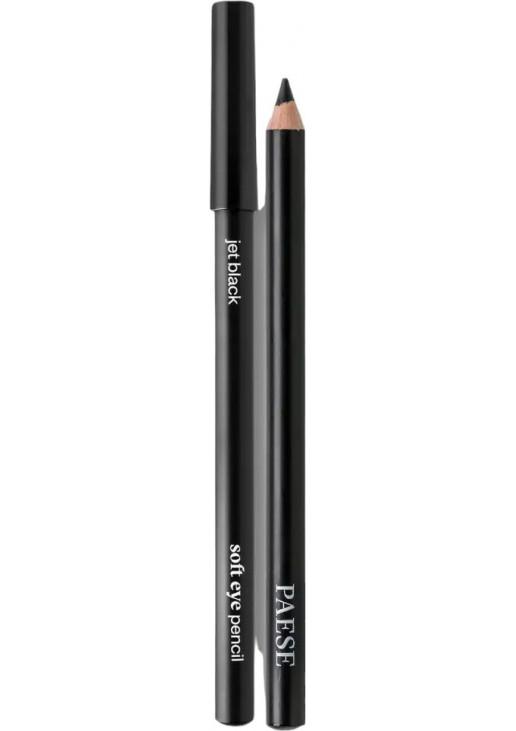 PAESE Soft Eye Pencil göz galamy, reňki Jet Black (1.35 gr)