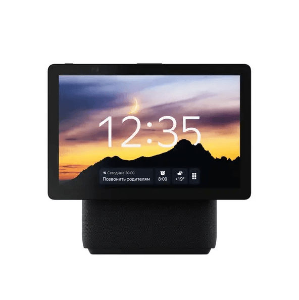 Умная колонка Яндекс Станция Дуо Макс с Алисой, с Zigbee цвет черный