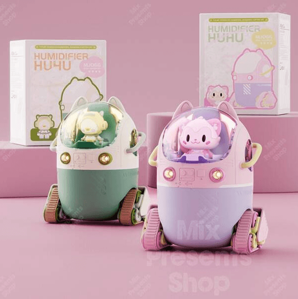 Увлажнитель "Robot HUHU" для детской комнаты подсветкой 200ml