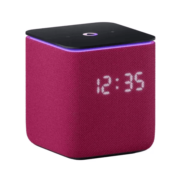 Умная колонка Яндекс Станция Миди с Алисой, с Zigbee, малиновый