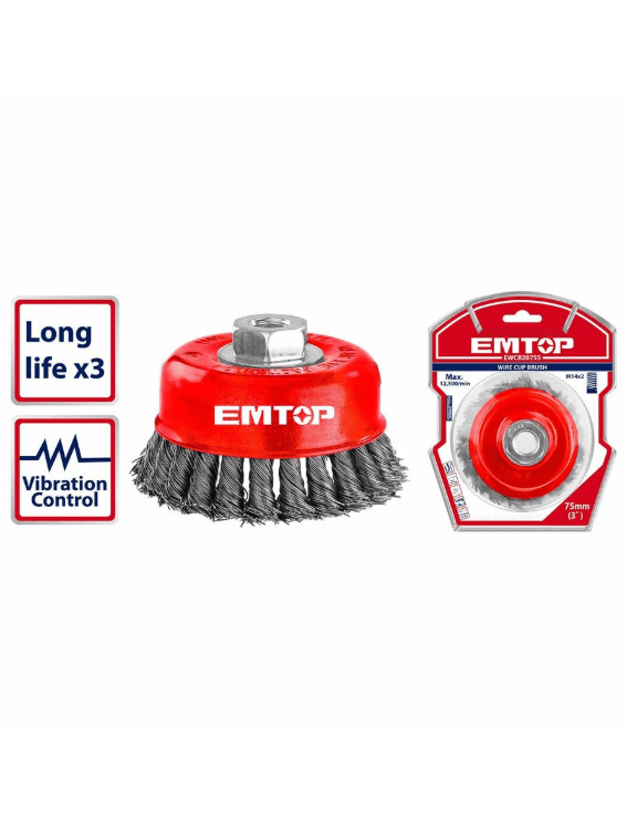 Щетка-крацовка для УШМ 100mm