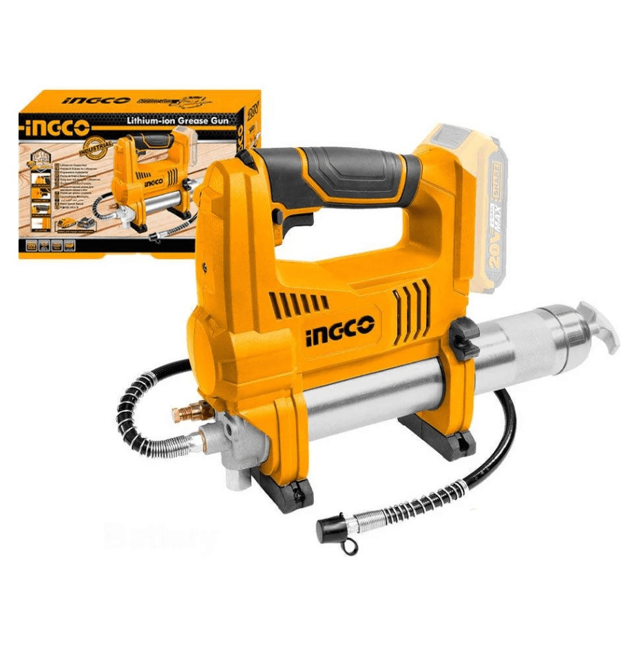 Ýagly çalgy üçin akkumulýatorly şpris INGCO GGLI2010