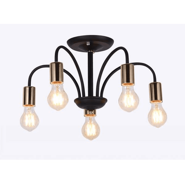 AGG Lighting Şahaçyra-lýustra RH8070/5 BK+FGD