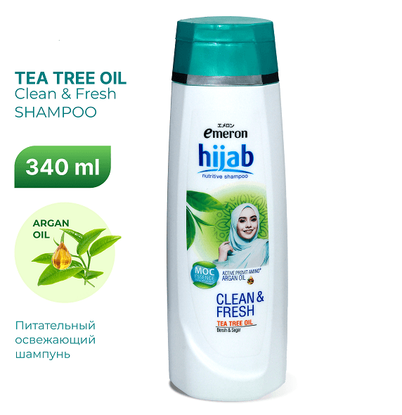 Şampun Emeron Hijab Clean & Fresh 340ml