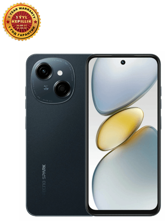 Смартфон  Tecno Spark GO 1 4/64 ГБ, чёрный