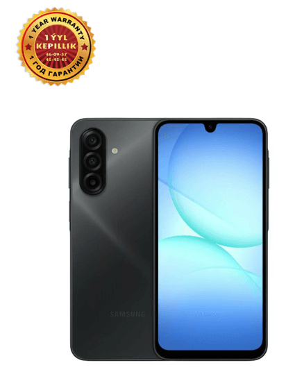 Смартфон Samsung Galaxy A17 4/128 ГБ, чёрный 