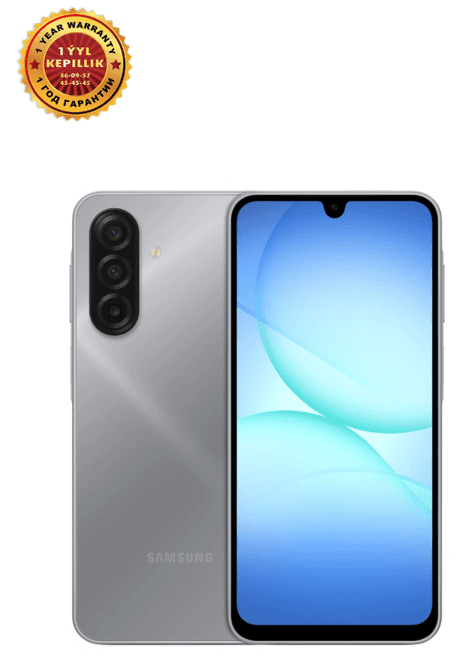 Смартфон Samsung Galaxy A17 4/128 ГБ, серый 