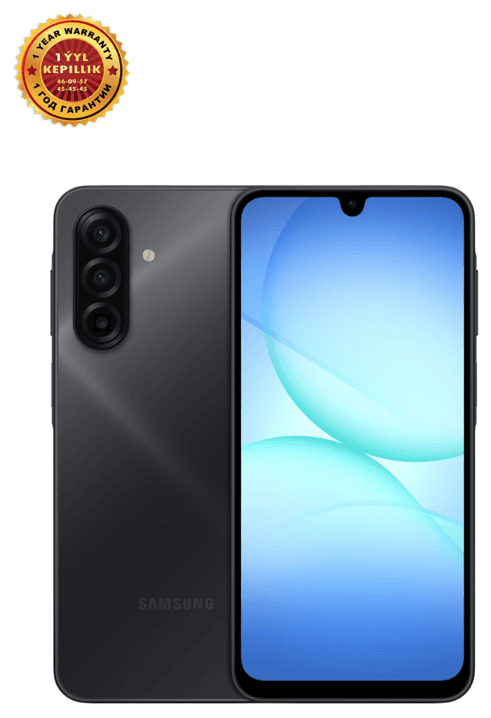 Смартфон Samsung Galaxy A17 8/256 ГБ, чёрный 