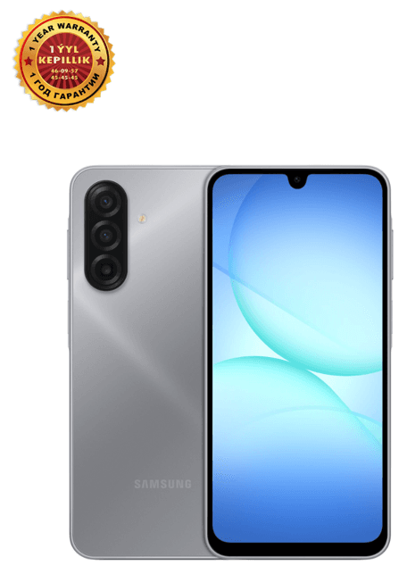 Смартфон Samsung Galaxy A17 8/256 ГБ, серый 