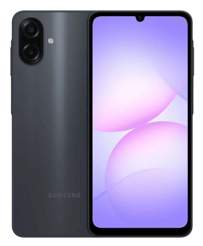 Смартфон Samsung Galaxy A07 6/128 ГБ, чёрный