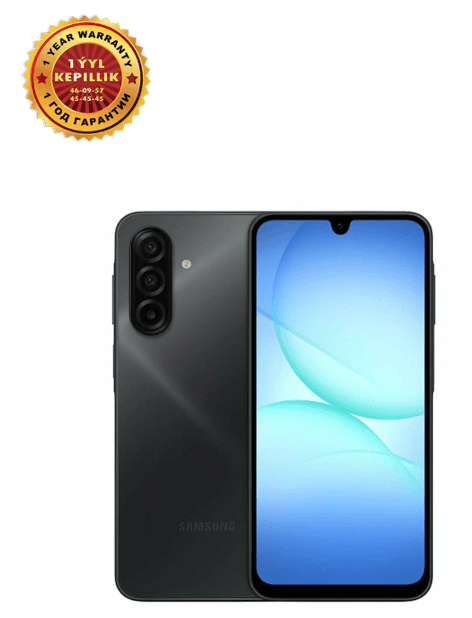 Смартфон Samsung Galaxy A17 6/128 GB, Чёрный