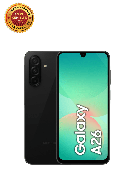Смартфон Samsung Galaxy A26 6/128 GB, Чёрный 