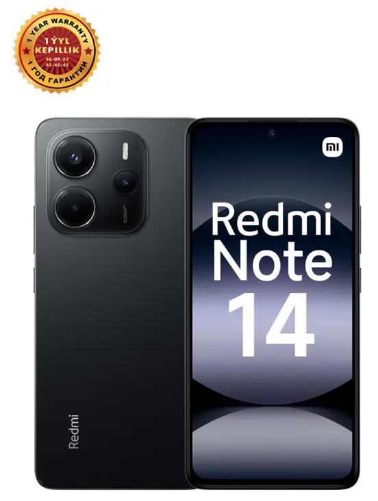 Смартфон Redmi Note 14 8/128 GB, Чёрный