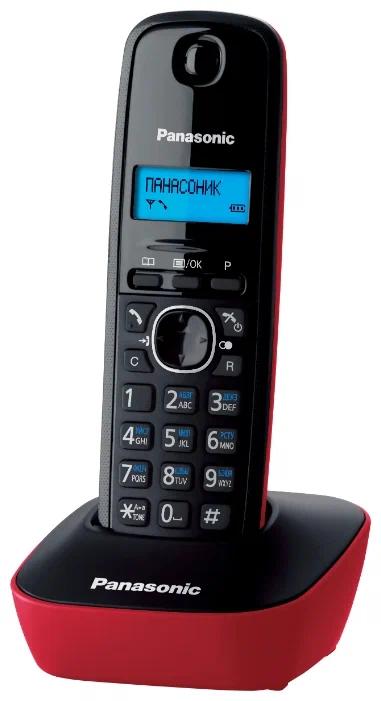 Radiotelefon Panasonic KX-TG1611, gyzyl