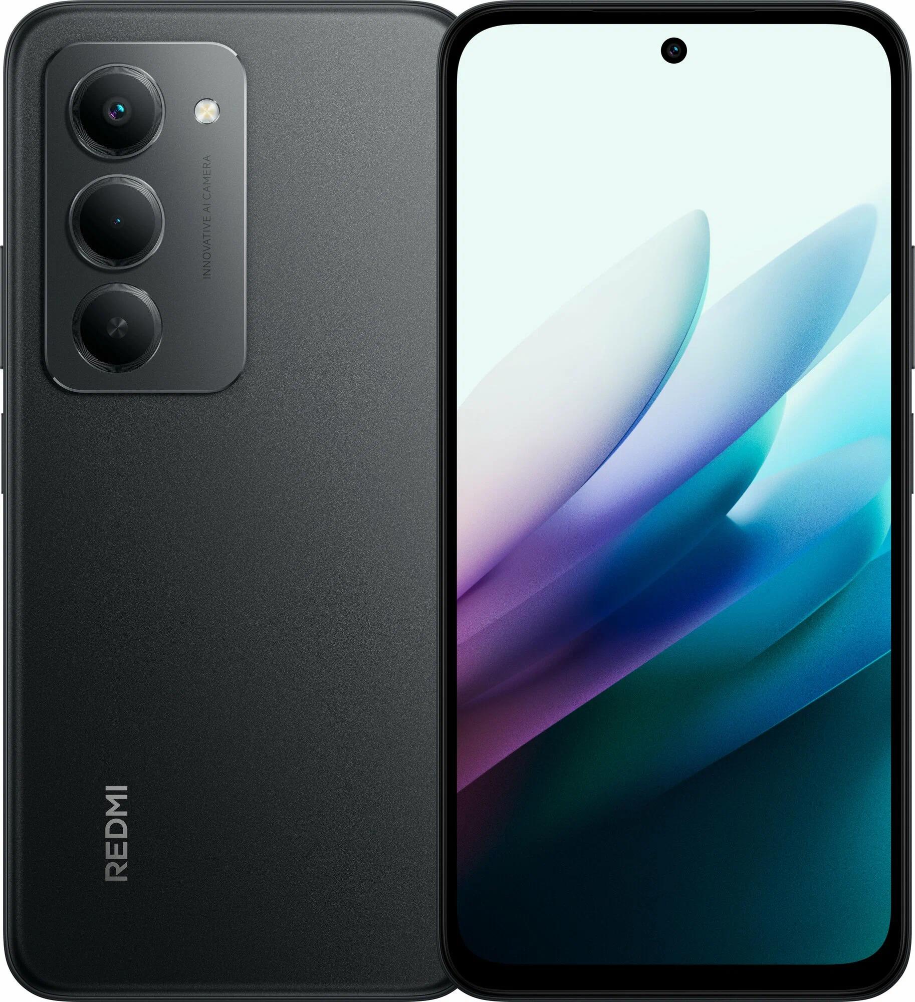 Смартфон Redmi 15 4G 6/128 ГБ, чёрный 