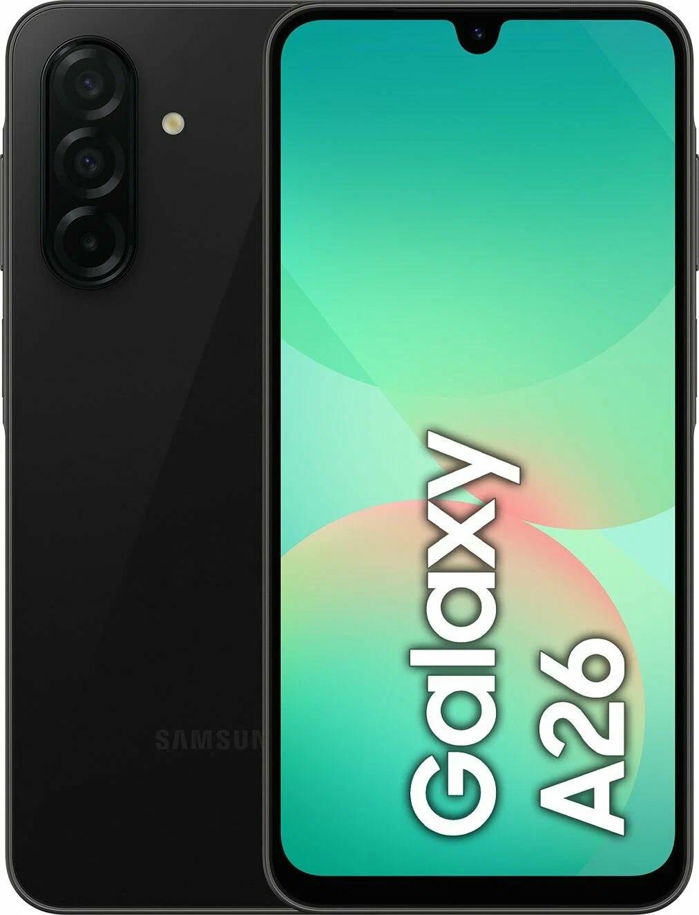 Смартфон Samsung Galaxy A26 6/128 ГБ, чёрный 