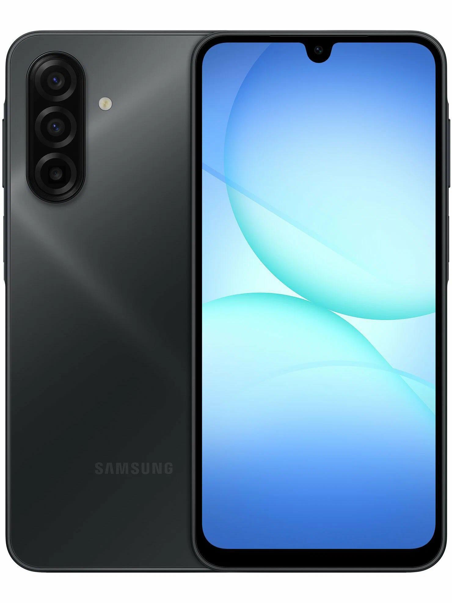 Смартфон Samsung Galaxy A17 8/256 ГБ, чёрный 