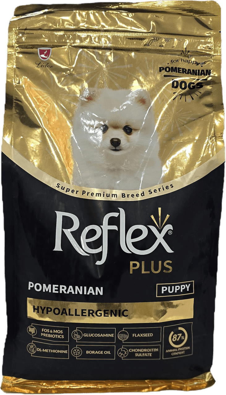Reflex plus gold gury korm kiçi it pomeranskiy spits uçin 1kg