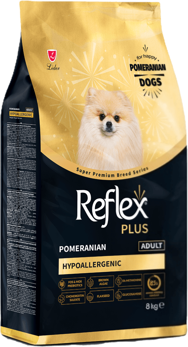 Reflex plus gold gury korm uly it pomeran şpits uçin 1kg