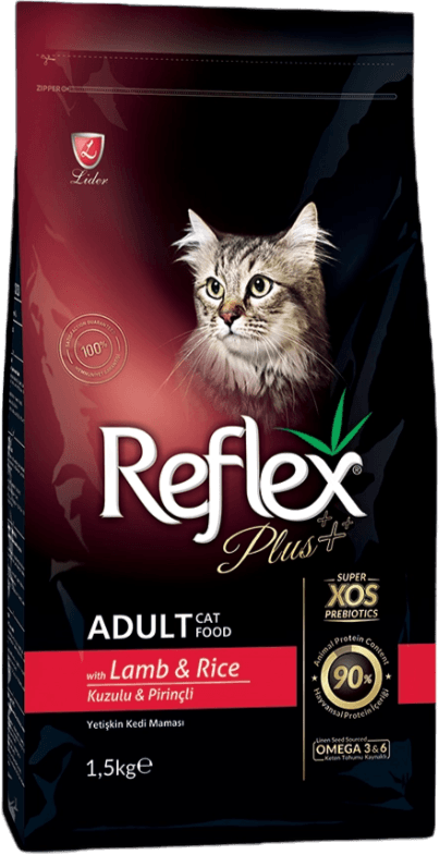 Reflex Plus gury korm uly pişik uçin guzy bile 1,5kg