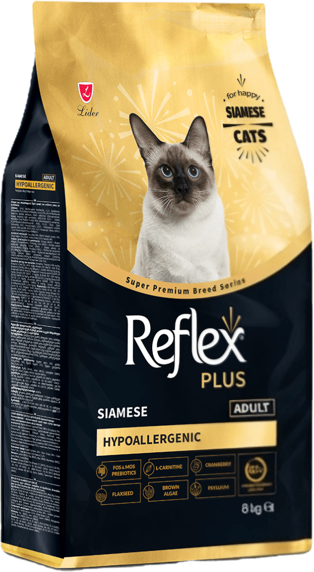 Reflex Plus gold gury korm uly siamskiy pişik uçin 1kg