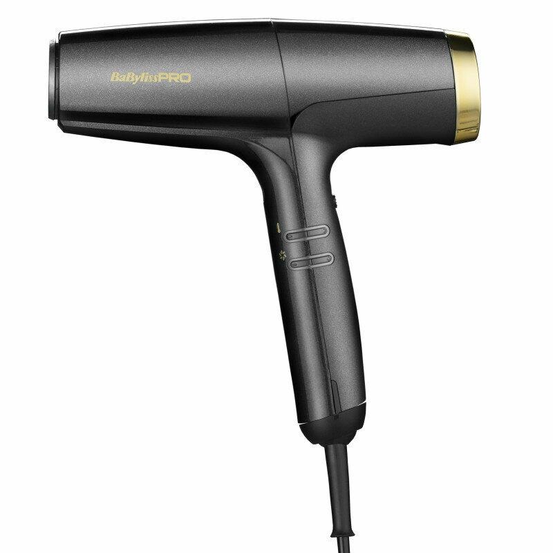 Professional sanly saç guradyjy BaByliss PRO BAB8550E Falco High Speed Dryer Gold