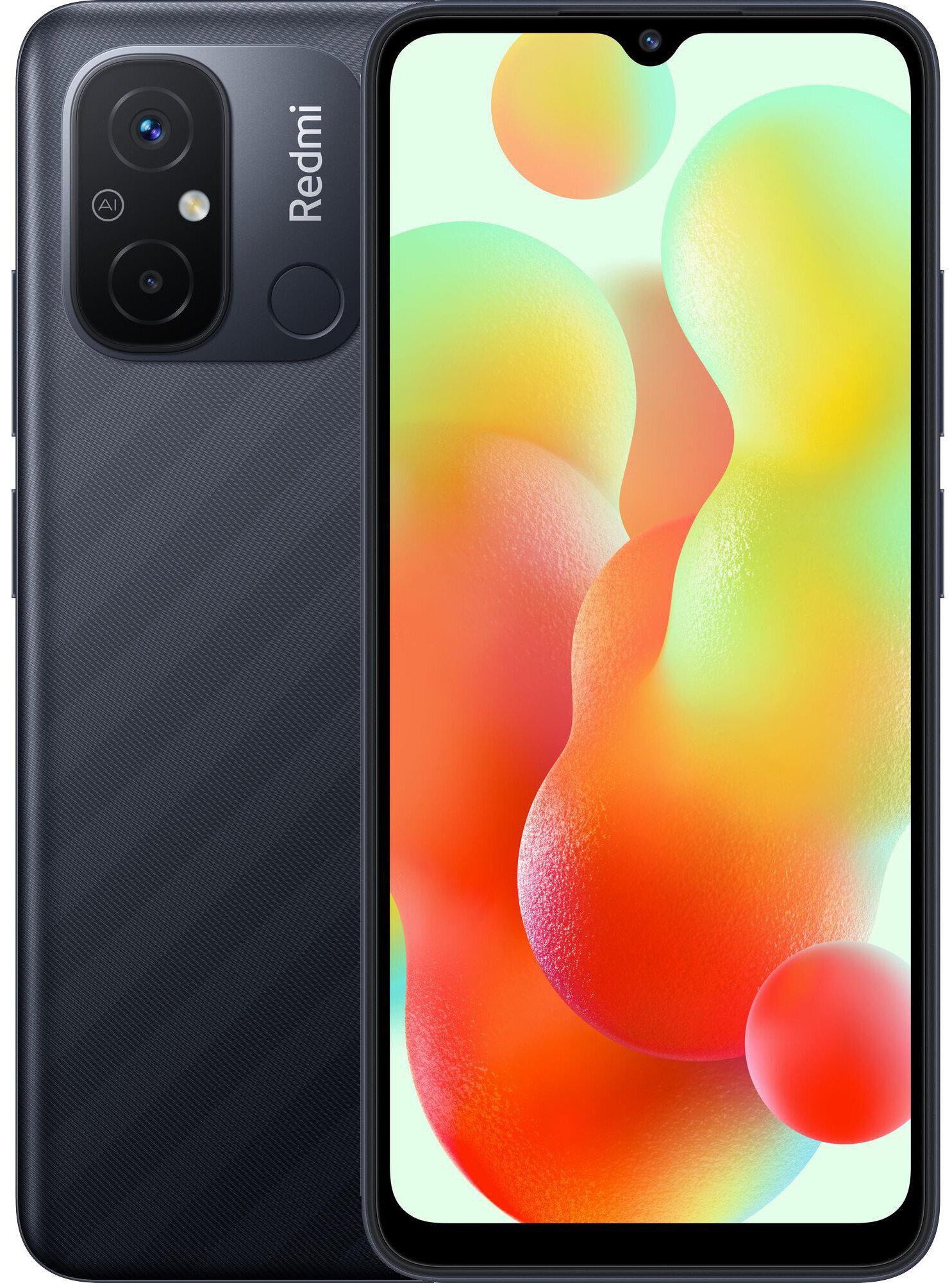 Смартфон Redmi 12C 4/64 ГБ Чёрный