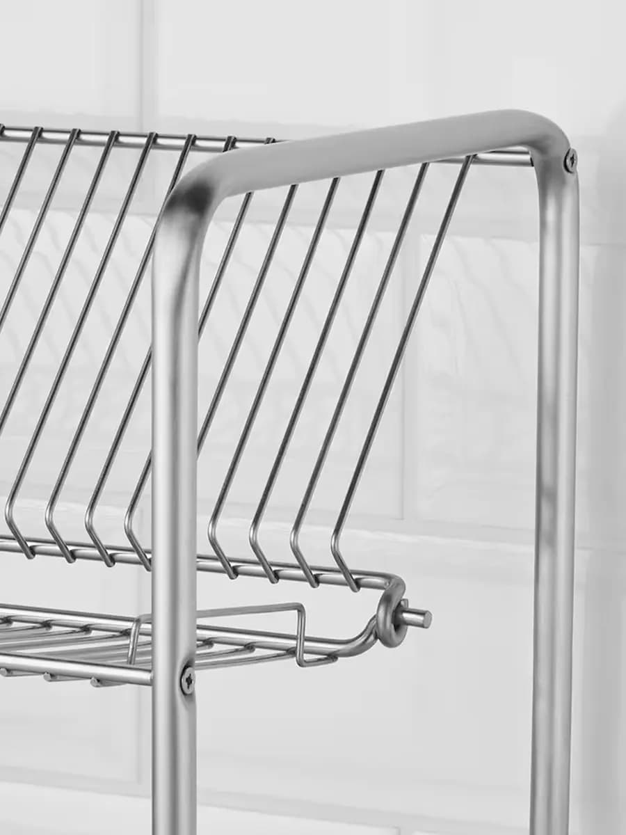 Сушилка для посуды, IKEA ORDNING нержавеющая сталь, 50x27x36 см