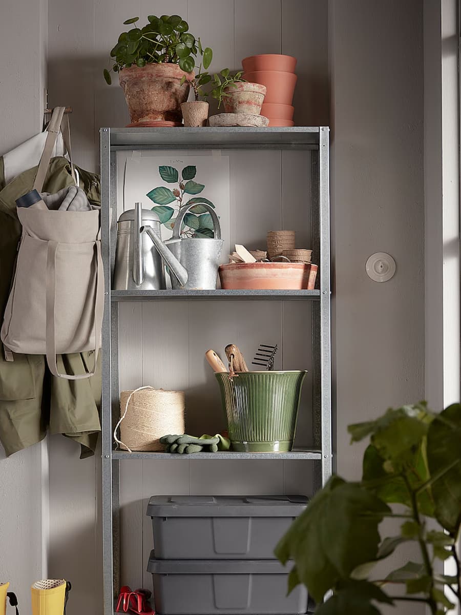 Стеллаж IKEA HYLLIS внутренний/наружный, 60x27x140 см