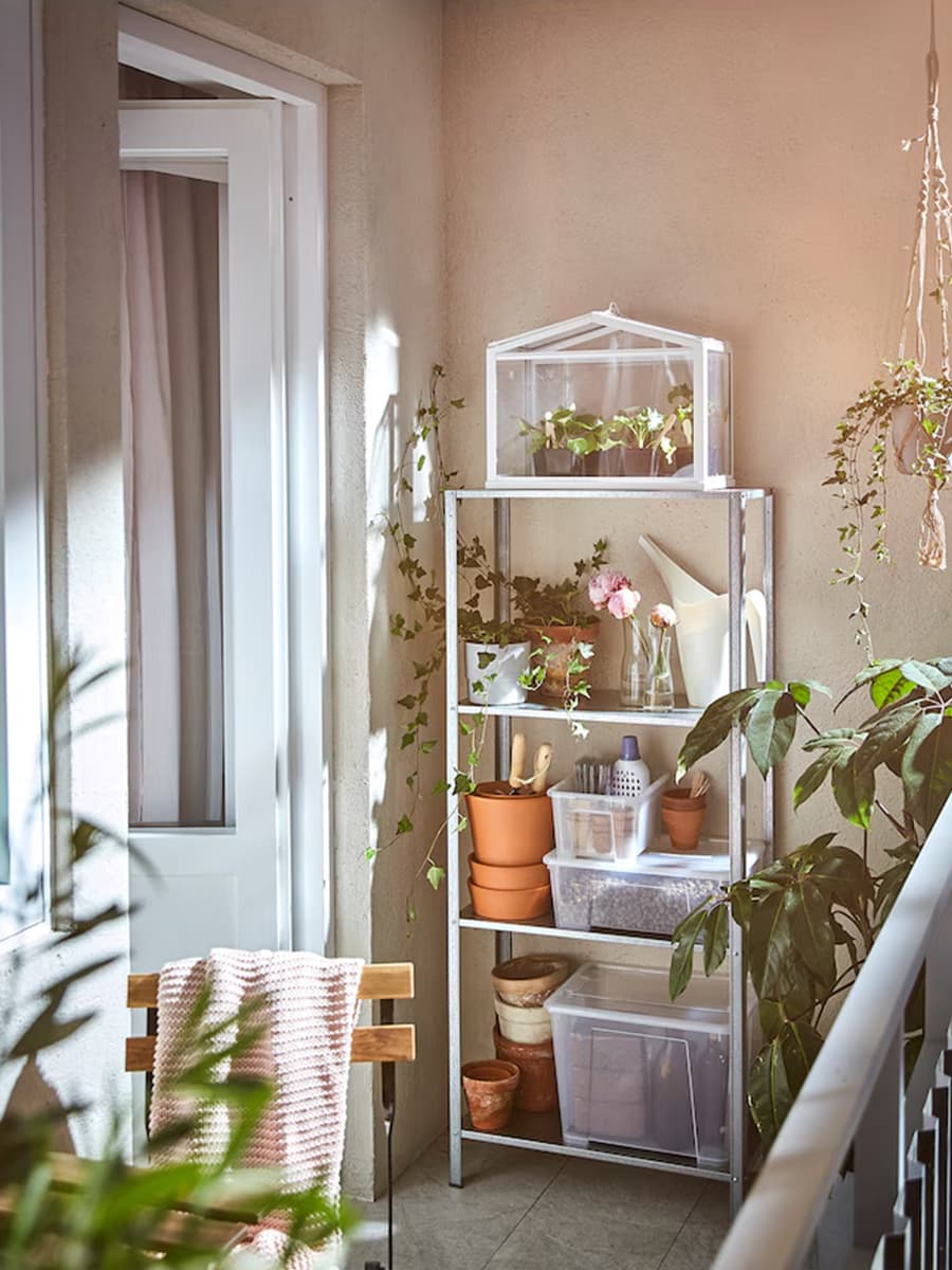 Стеллаж IKEA HYLLIS внутренний/наружный, 60x27x140 см