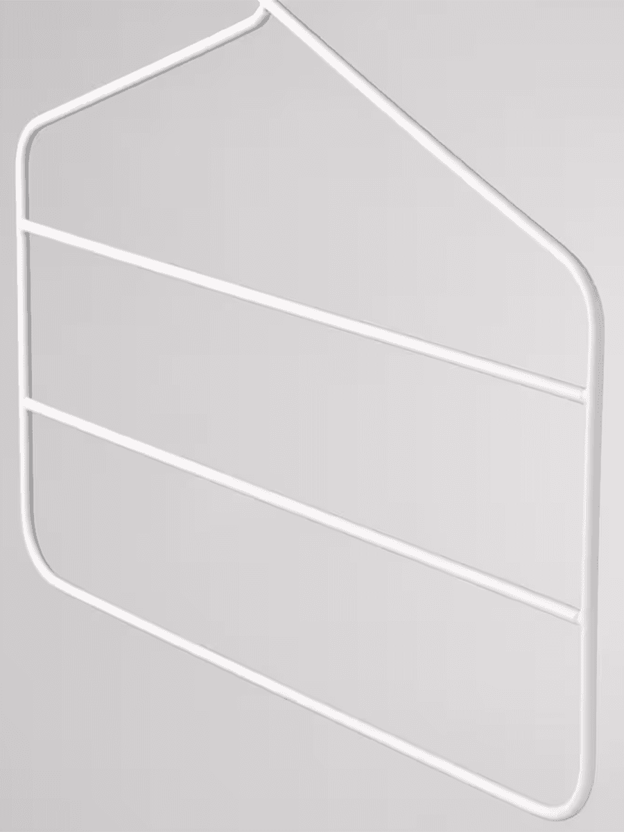 Вешалка IKEA GÅRDSMÄSTARE  для брюк/юбок, белая
