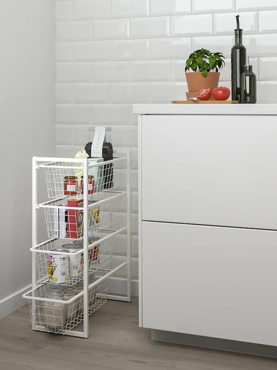 Комбинация для хранения IKEA JONAXEL белый, 25x51x70 см