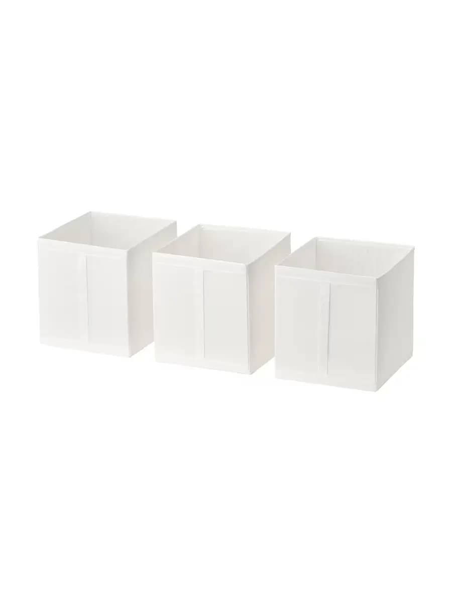 Коробка IKEA SKUBB белый, 31x34x33 см