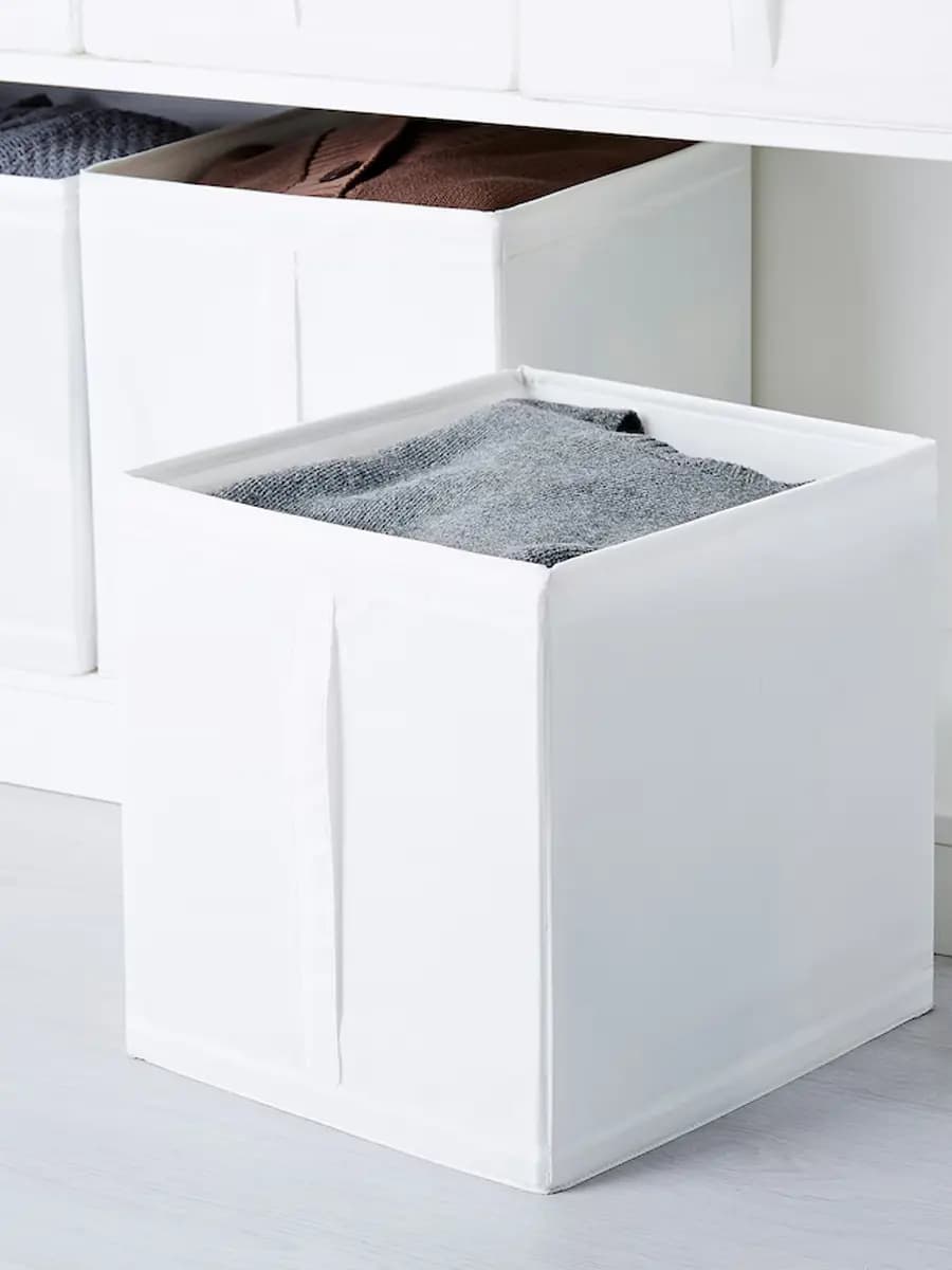 Коробка IKEA SKUBB белый, 31x34x33 см