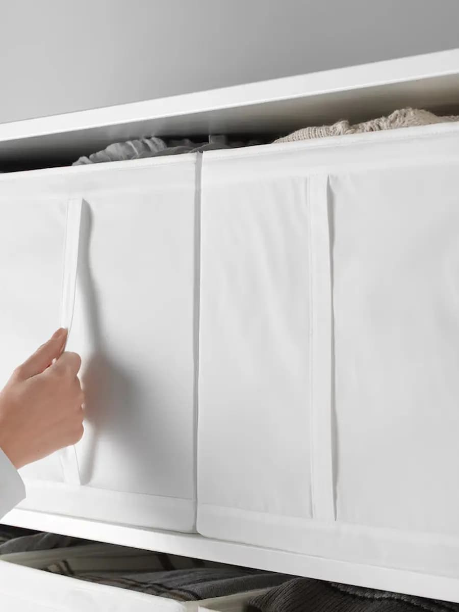 Коробка IKEA SKUBB белый, 31x34x33 см