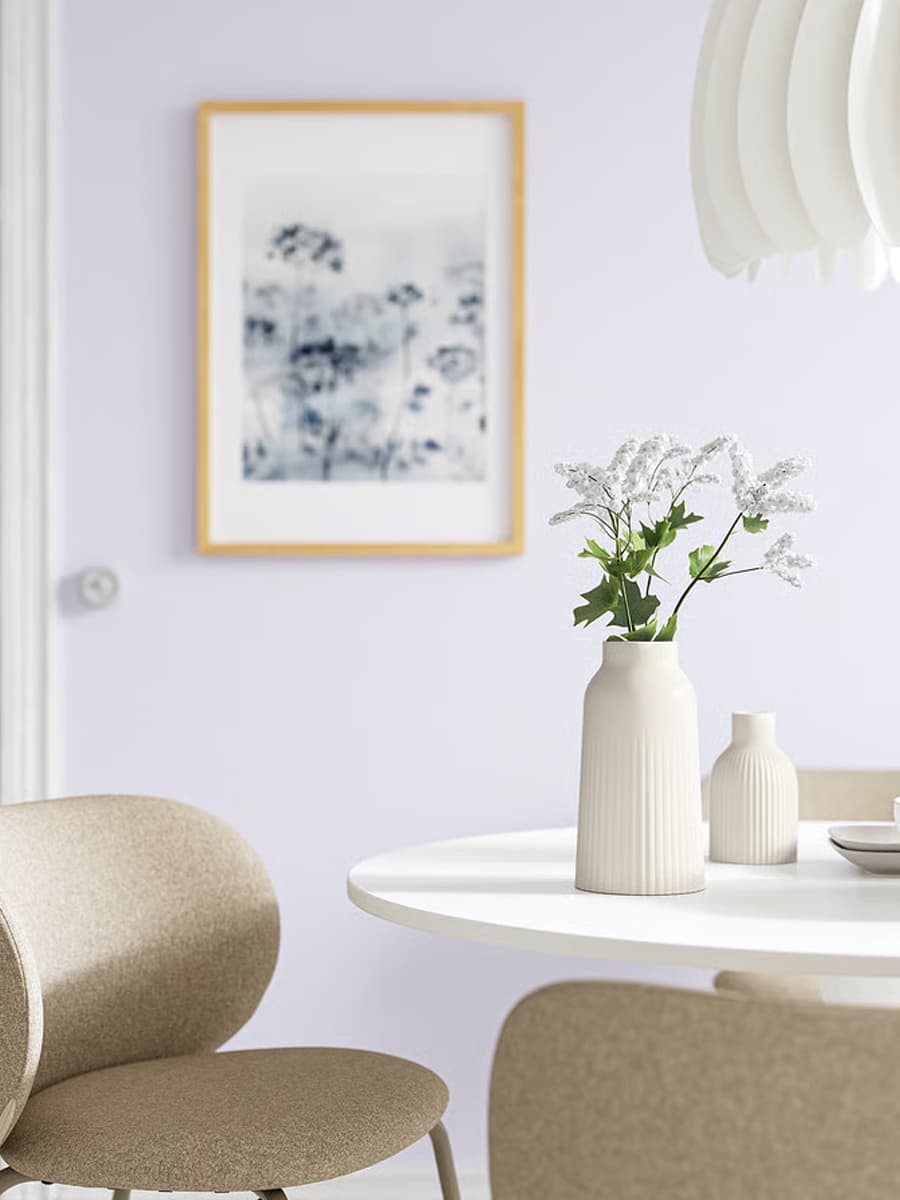 Ваза кремовая IKEA KAPKASTANJ 23 см
