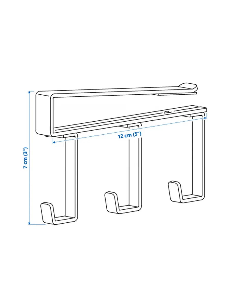 Настенный крючок IKEA PÅLYCKE антрацит